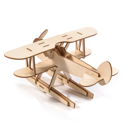 Mała historia Drewniany model 3D Puzzle - Hydroplan