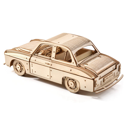 Drewniany model samochodu 3D – Syrena 105