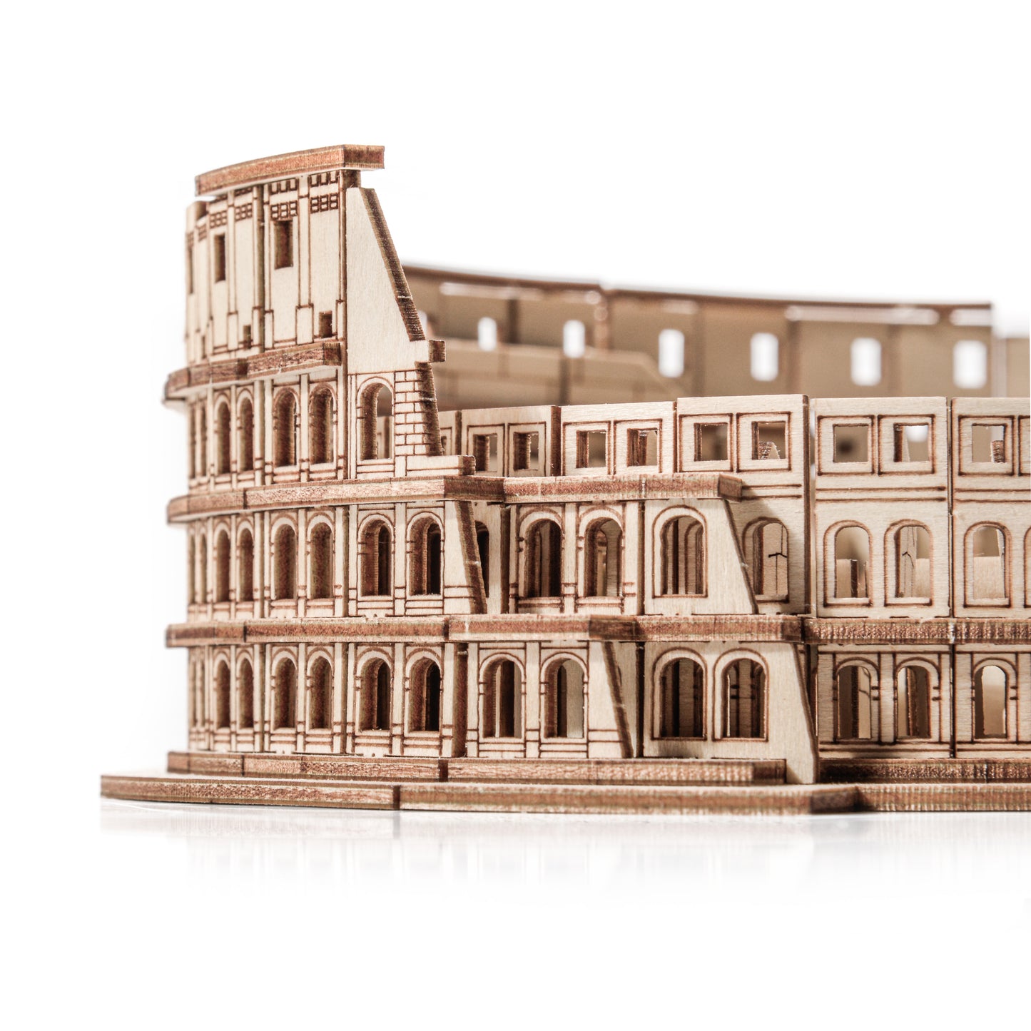 Drewniane Puzzle 3D Model - Koloseum