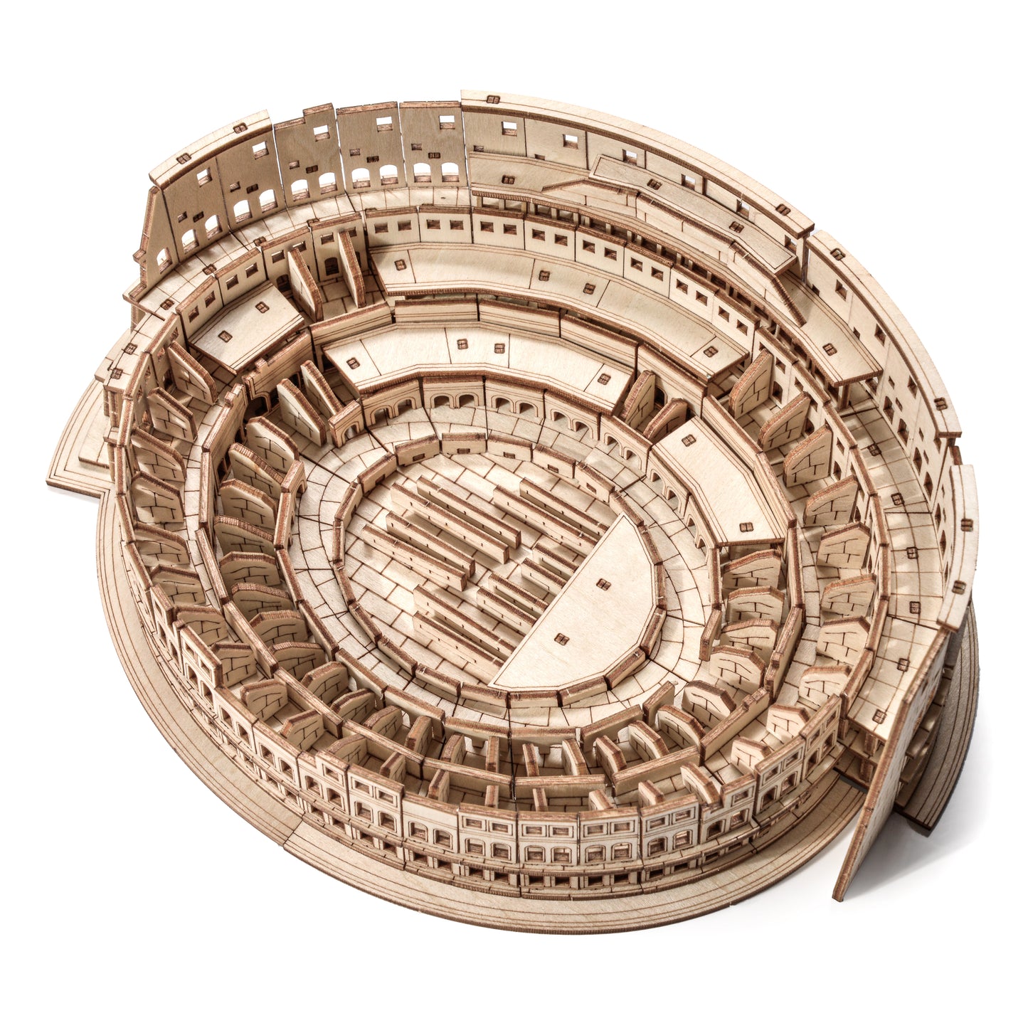 Drewniane Puzzle 3D Model - Koloseum