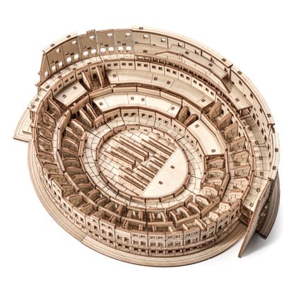 Drewniane Puzzle 3D Model - Koloseum