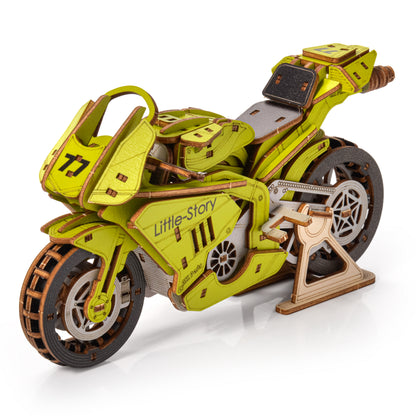 Wooden Model 3D Puzzles - Grand Prix Motorcycle