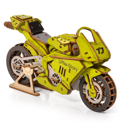 Wooden Model 3D Puzzles - Grand Prix Motorcycle