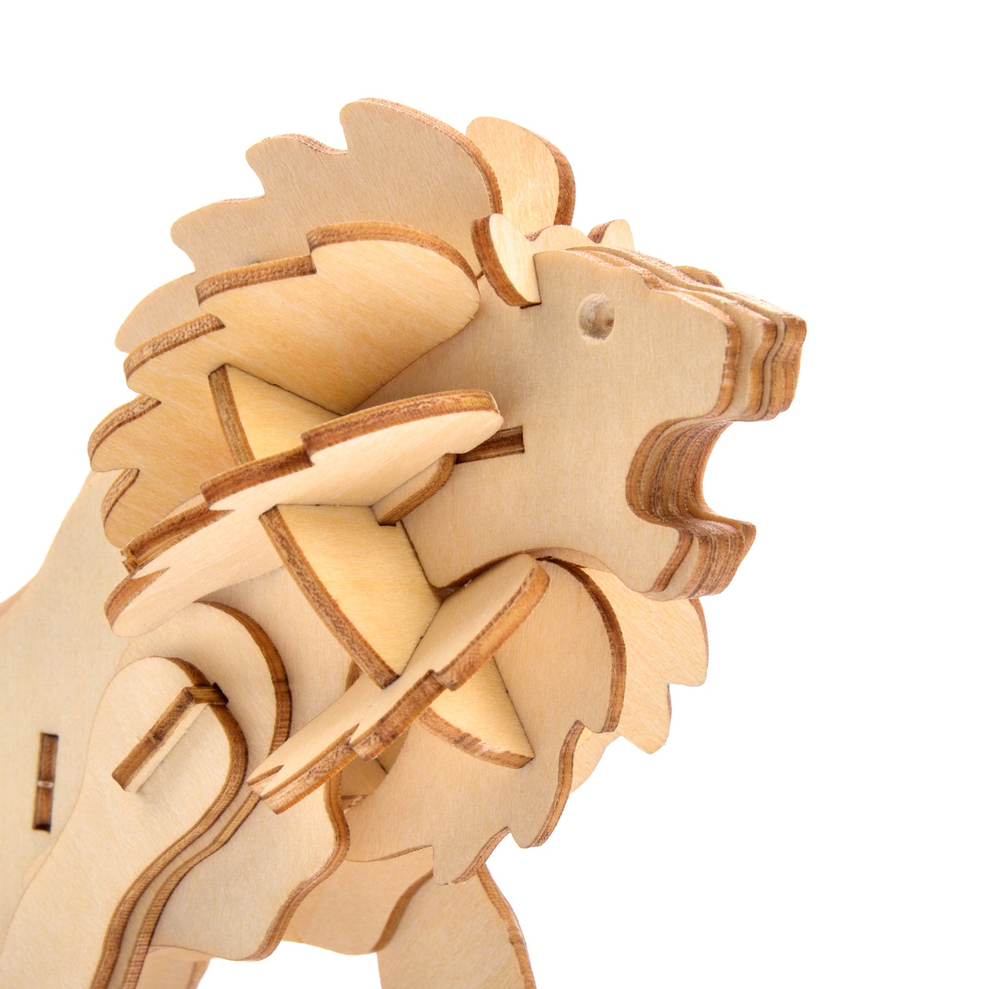 Mała historia Drewniany model 3D Puzzle - Lew