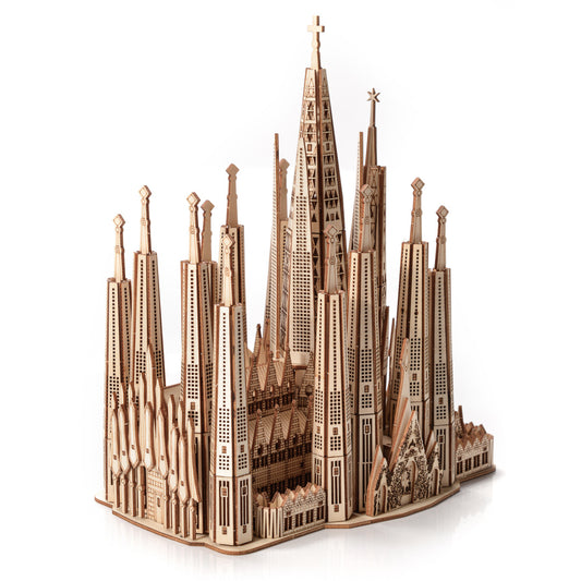 Drewniane puzzle Model 3D - Sagrada Familia