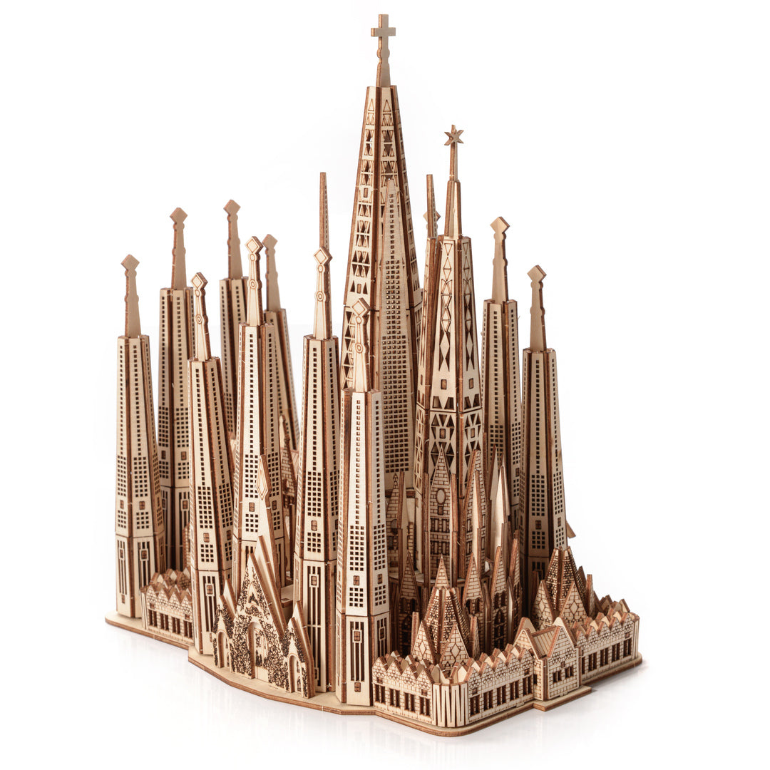 Drewniane puzzle Model 3D - Sagrada Familia