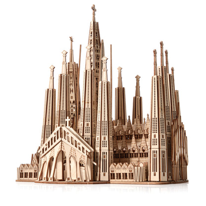 Drewniane puzzle Model 3D - Sagrada Familia