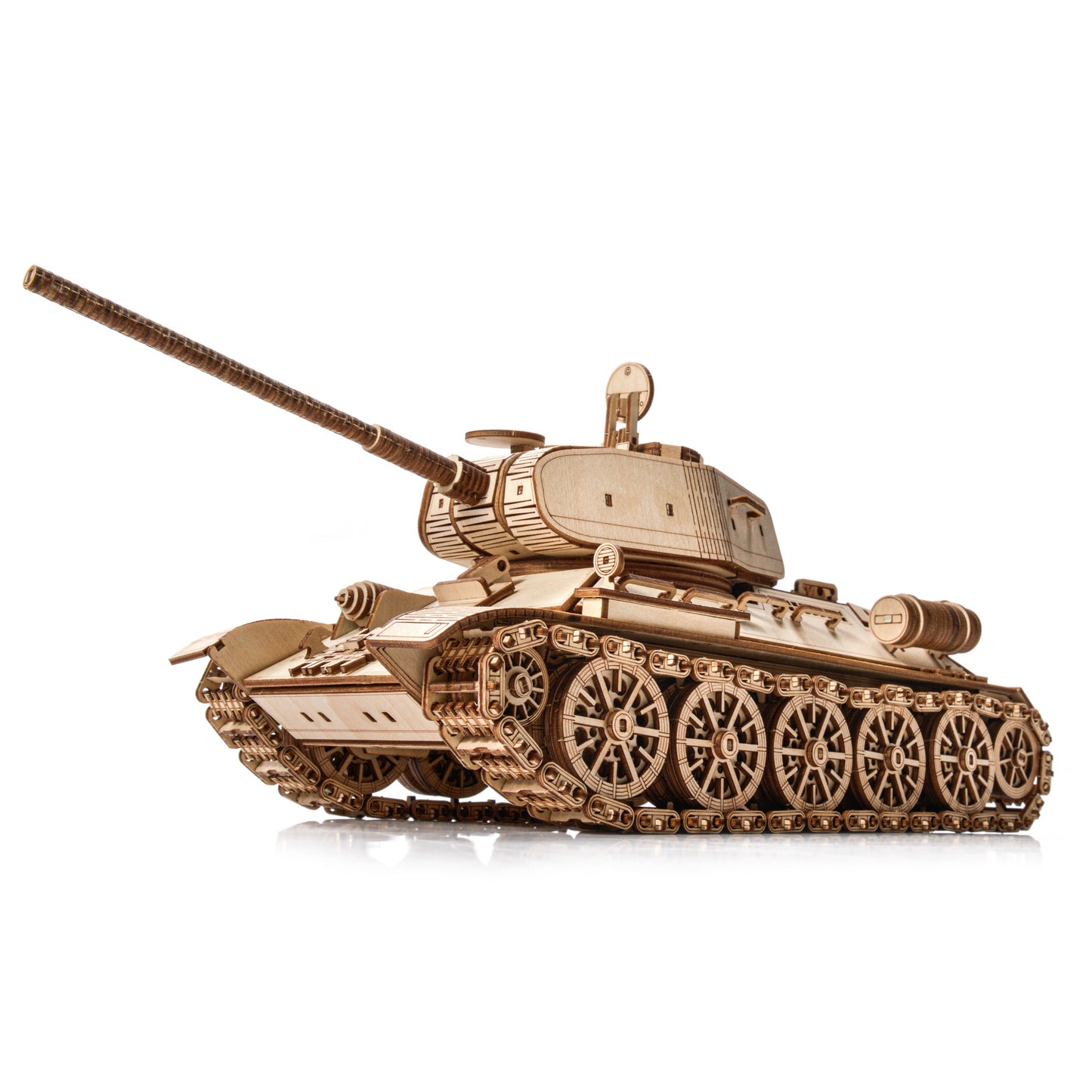 Drewniana układanka 3D model - Czołg T-34-85