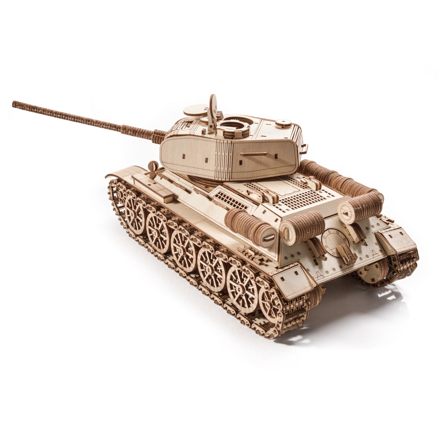 Drewniana układanka 3D model - Czołg T-34-85
