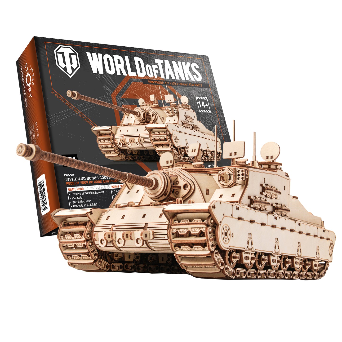 Drewniane Puzzle Model 3D - Tortoise